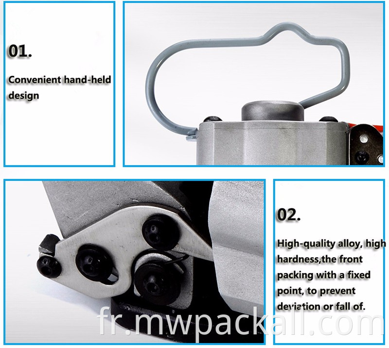 Outils de cerclage pneumatique de la machine à animaux de compagnie de haute qualité